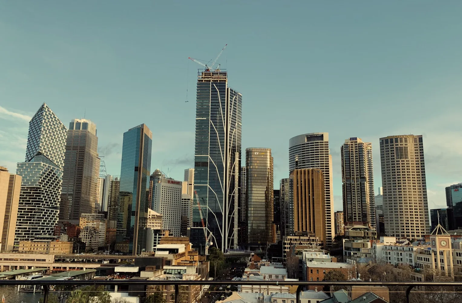 Sydney city skyline and popular travel sights in Australia