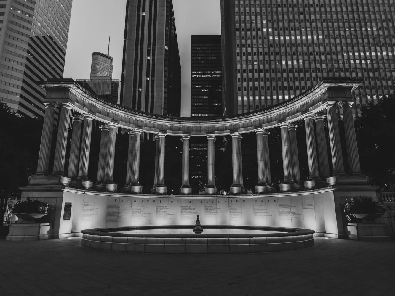 Millennium Park landmark in Chicago